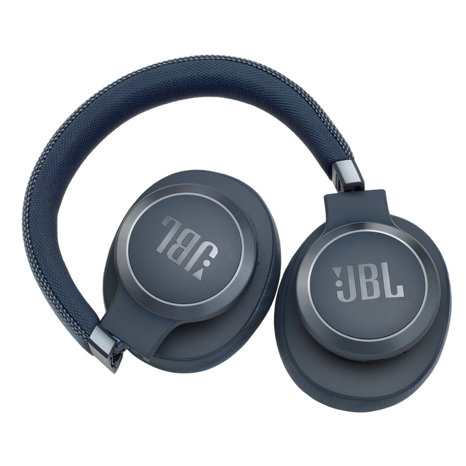 JBL Live 650BTNC - Blue - Wireless Over-Ear Noise-Cancelling Headphones - Detailshot 5 image number null